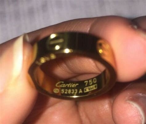 cartier 750 ring 52833a leve real or fake|cartier 750 ring 52833a real or fake.